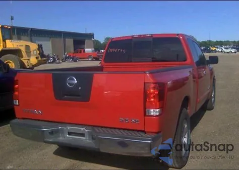 2007 Nissan Titan Xe/Se/Le z USA, uszkodzony, nr VIN 1N6BA06A97N212475